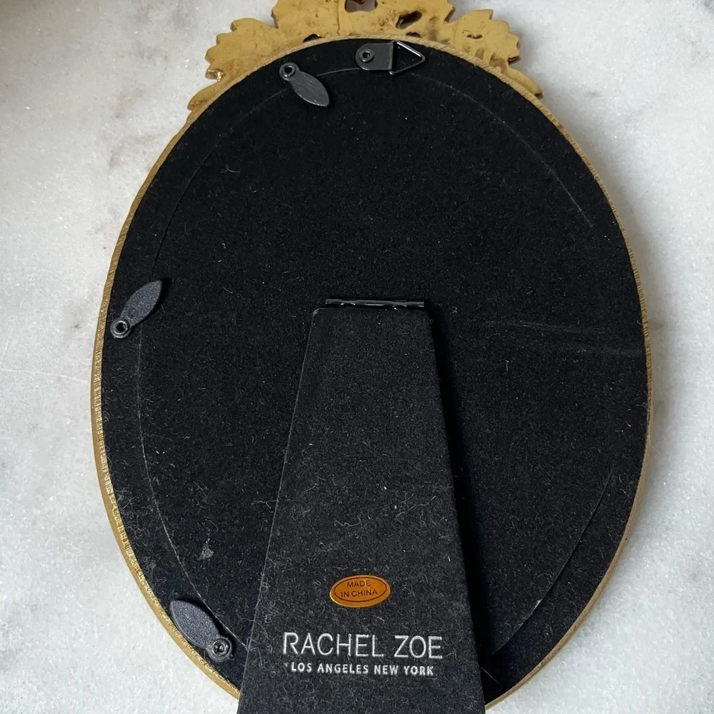 Rachel Zoe Elegant Gold ornate Oval Frame antique style